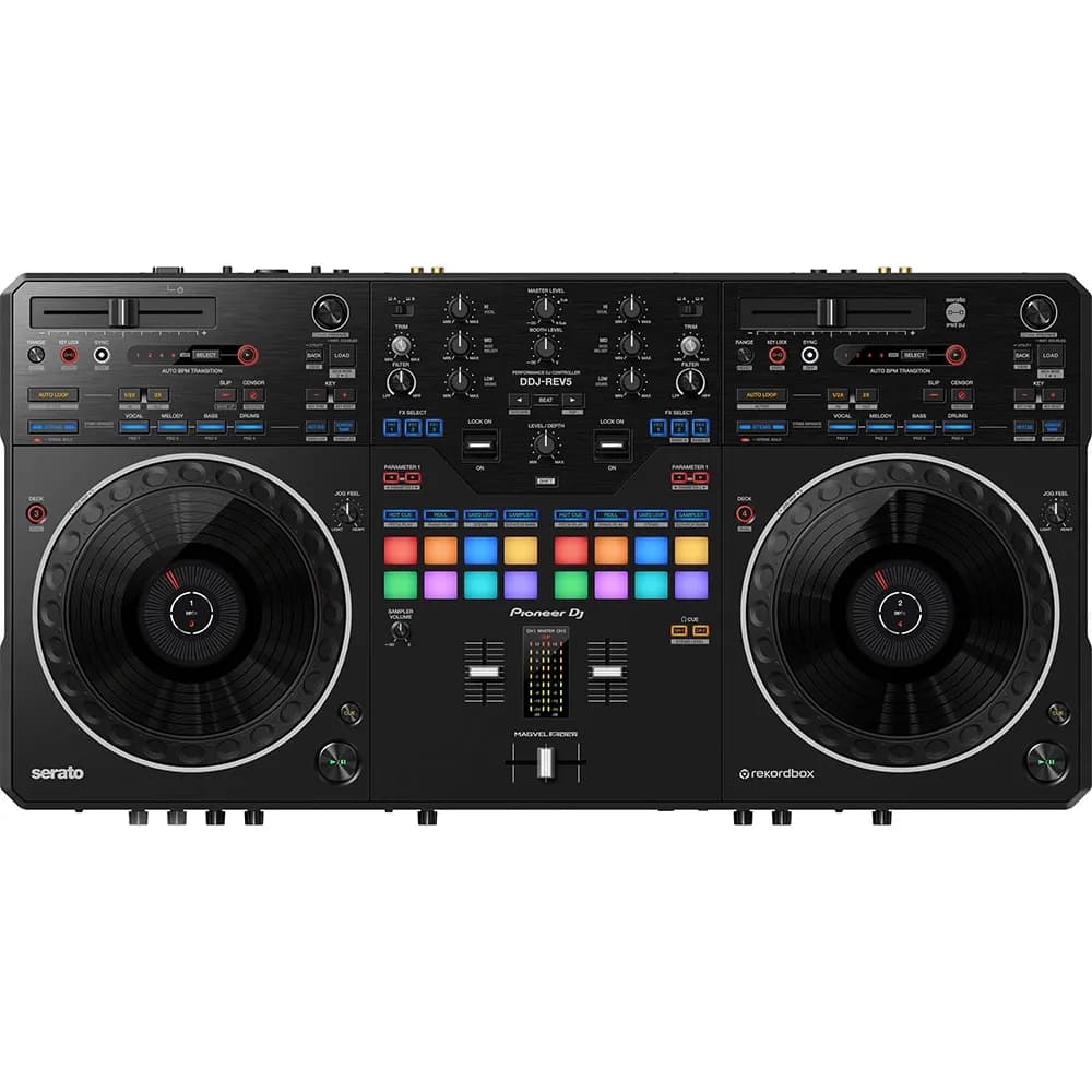 Pioneer DJ DDJ-REV5 – Controlador DJ 2 Canales Estilo Scratch