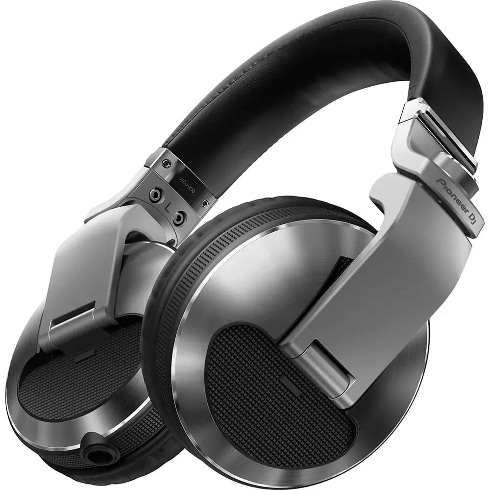 Pioneer DJ HDJ-X10-S – Audífonos DJ Circumaurales Silver