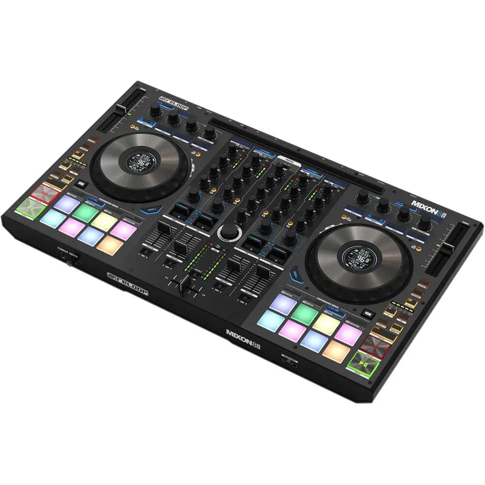 Reloop Mixon 8 Pro – Controlador DJ Híbrido 4 Canales Serato y djay