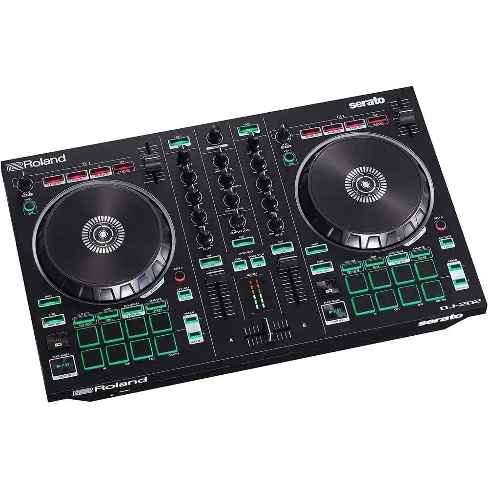 Roland DJ-202 – Controlador DJ 2 Canales con Secuenciador TR para Serato - Variante en LEMM DJ Store