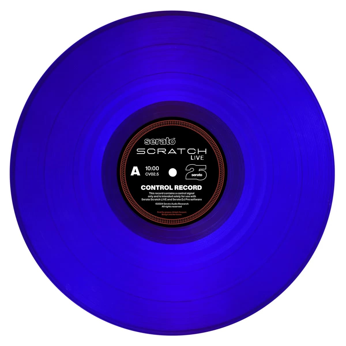 Serato Scratch Live Control Vinyl – Vinilos Timecode Edición 25° Aniversario (Par 12", Azul)