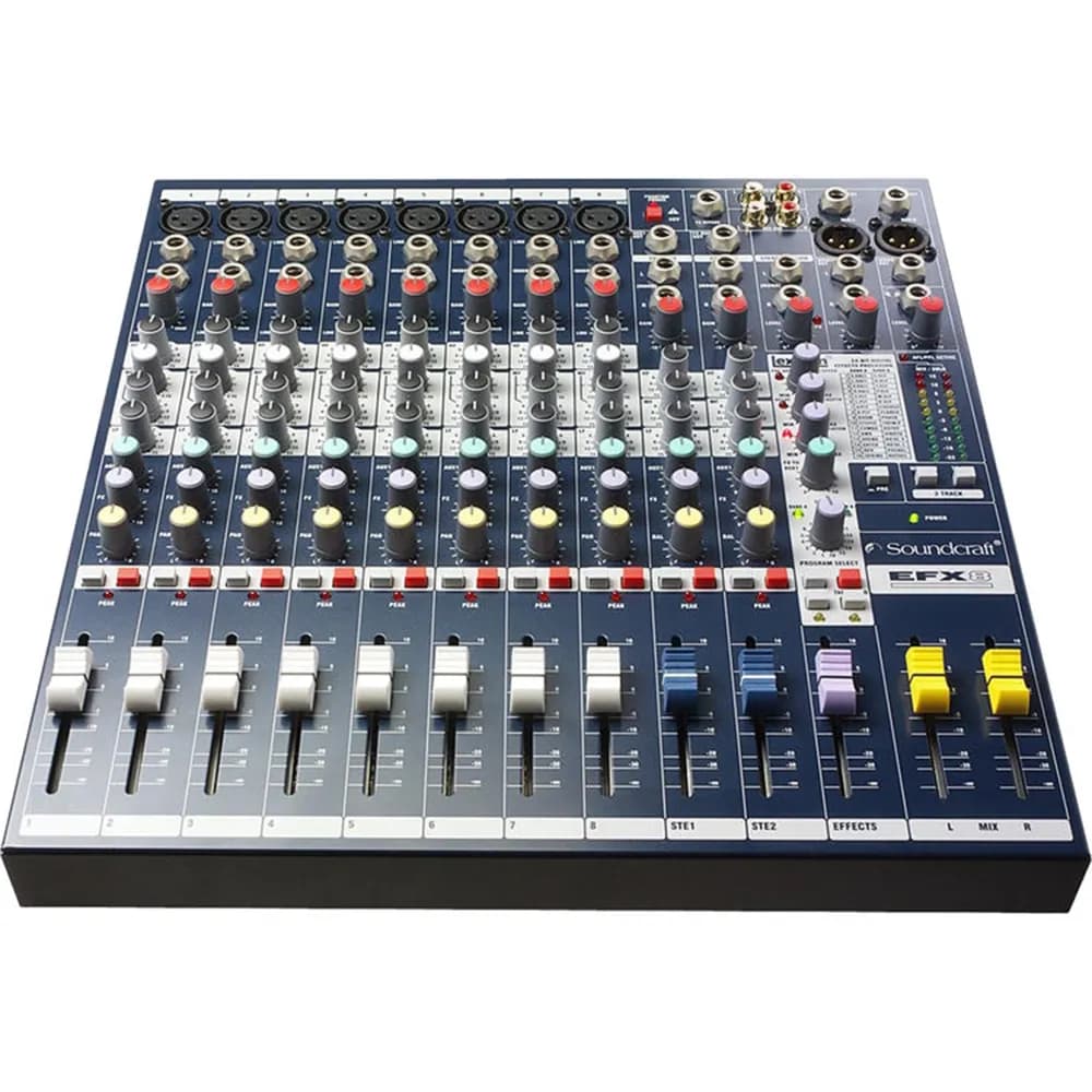 Soundcraft EFX8 — Mixer de 8 Canales con Efectos