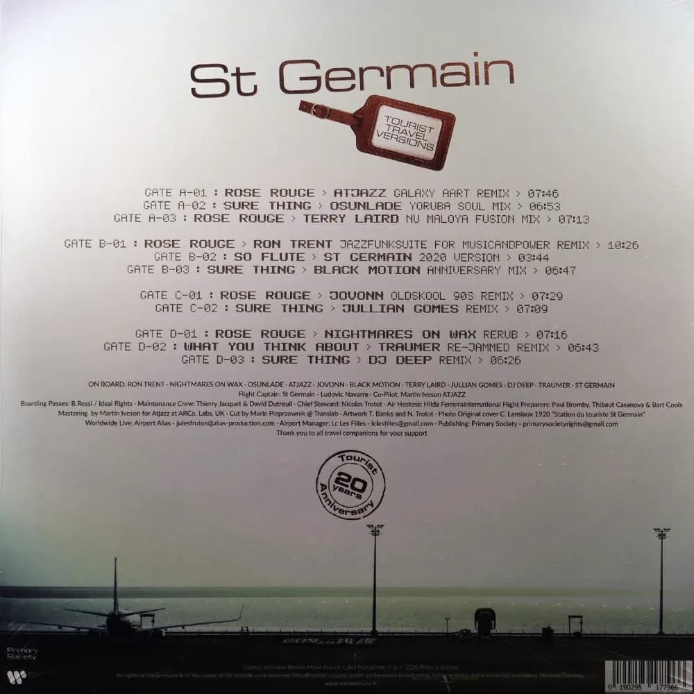 St Germain – Tourist Travel Versions (Vinilo 2LP nuevo)