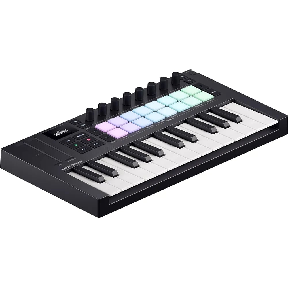 Novation Launchkey Mini 25 MK4 – Teclado MIDI compacto con pads RGB y control total para DAWs - Variante en LEMM DJ Store