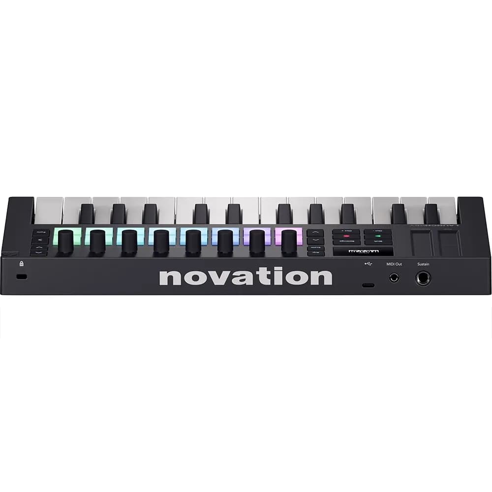 Novation Launchkey Mini 25 MK4 – Teclado MIDI compacto con pads RGB y control total para DAWs
