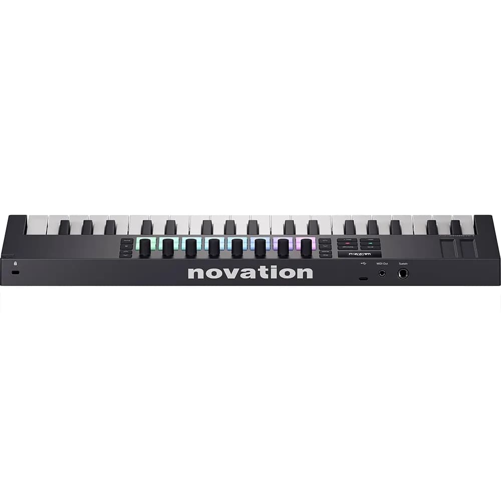 Novation Launchkey Mini 37 MK4 – Teclado MIDI compacto de 37 teclas con pads RGB y control total para DAWs