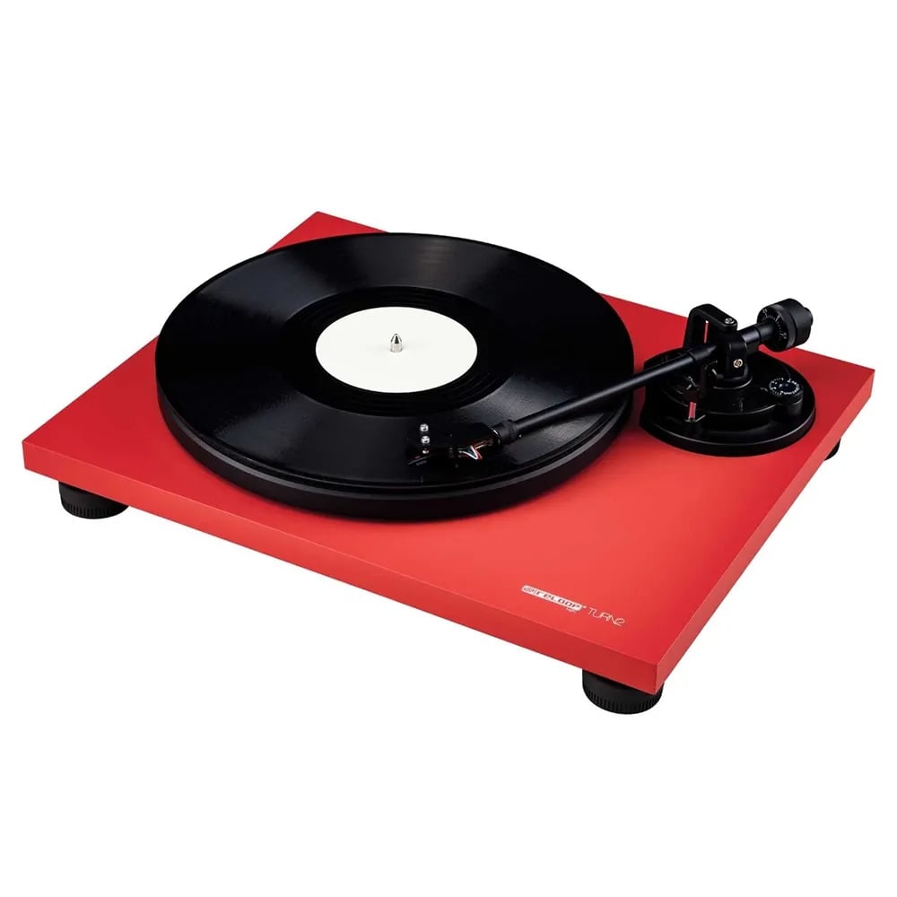Tornamesa HiFi Reloop TURN 2 Red con cápsula Ortofon OM10 - Variante en LEMM DJ Store
