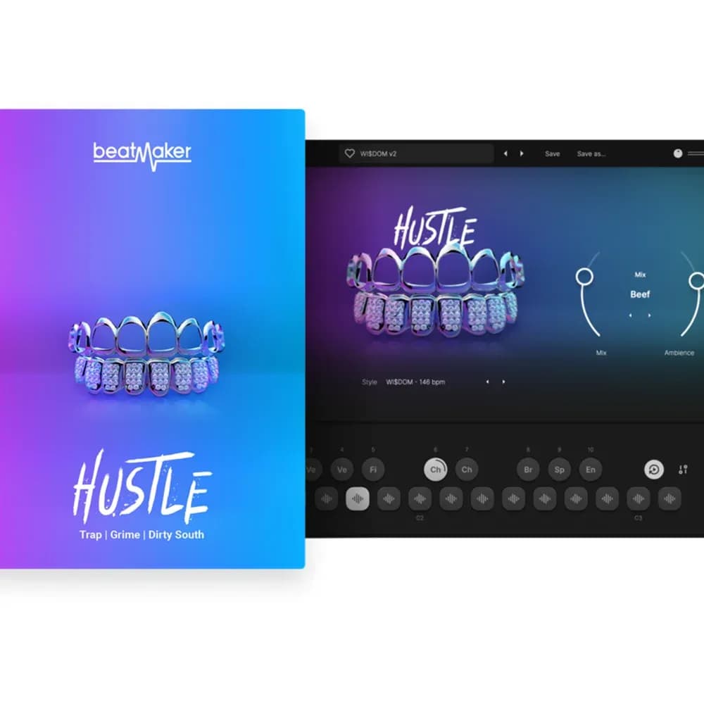 UJAM Beatmaker HUSTLE 2 – Plugin de Hip-Hop y Trap para DAW (Descarga Digital)
