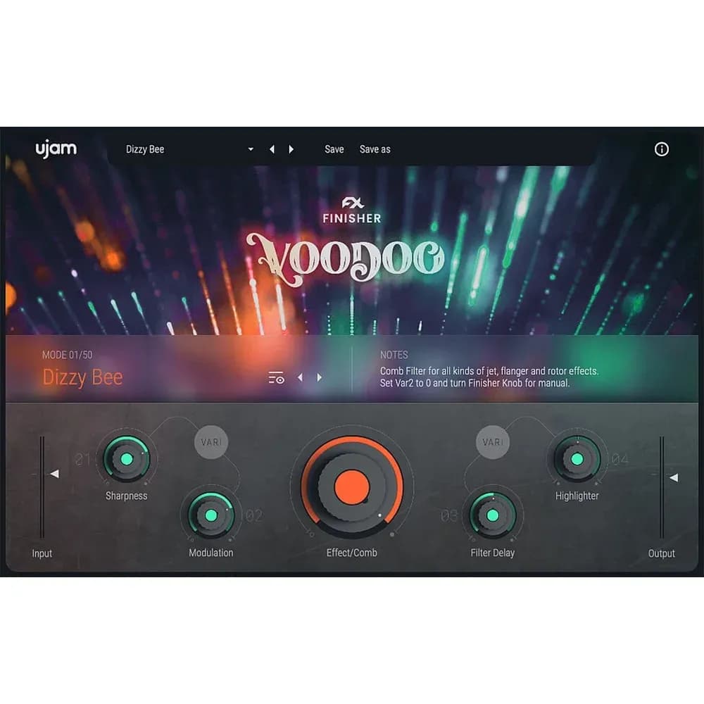 UJAM Finisher VOODOO – Plug-in de Efectos Creativos para Guitarra (Descarga Digital)