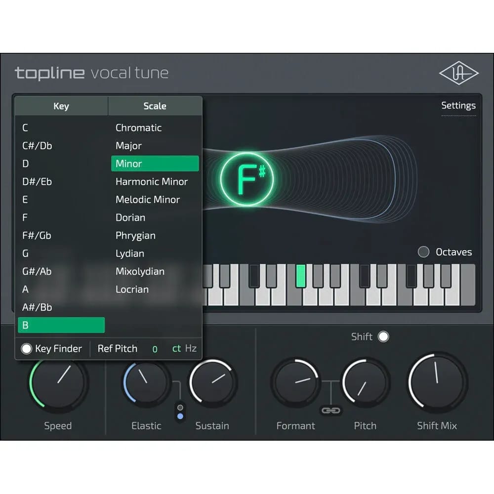 Universal Audio Topline Vocal Tune – Plug-In de Afinación Vocal (Descarga Digital) - Variante - Vista alternativa en LEMM DJ