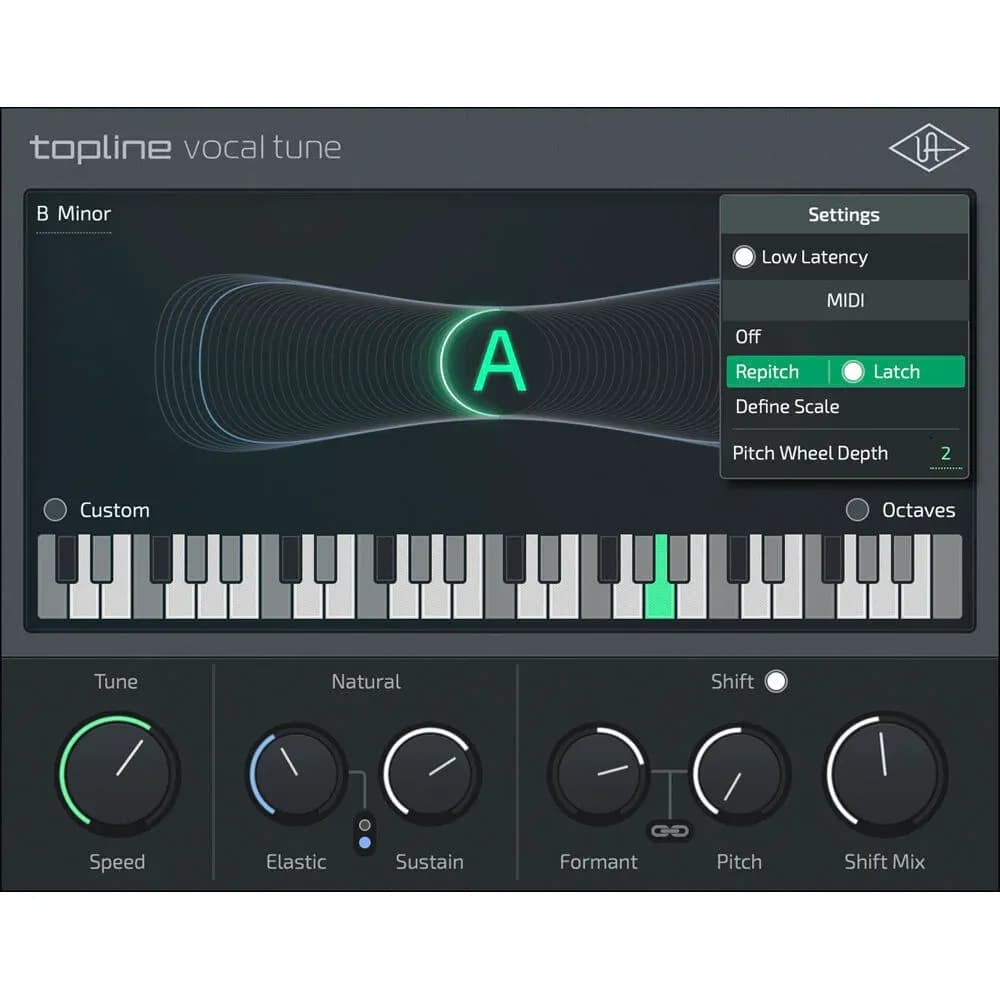Universal Audio Topline Vocal Tune – Plug-In de Afinación Vocal (Descarga Digital)