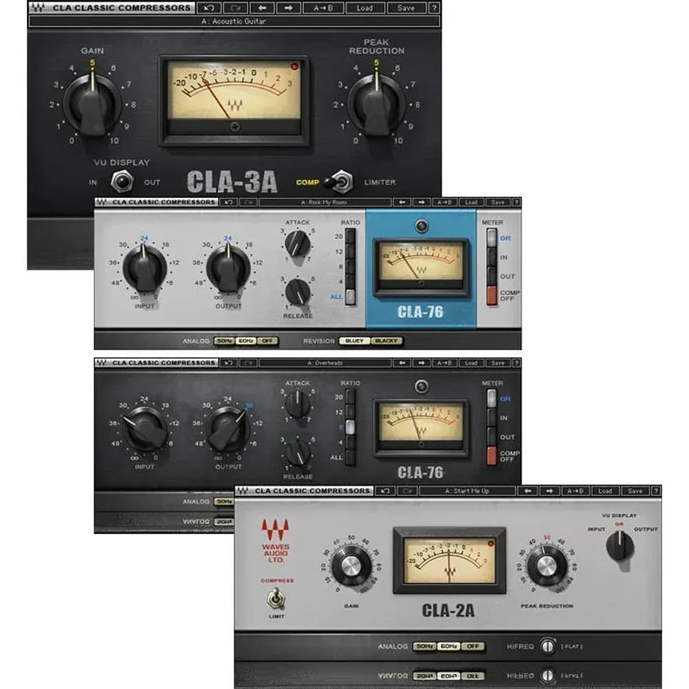 Waves CLA Classic Compressors – Bundle de Plug-ins de Compresión (Descarga Digital)