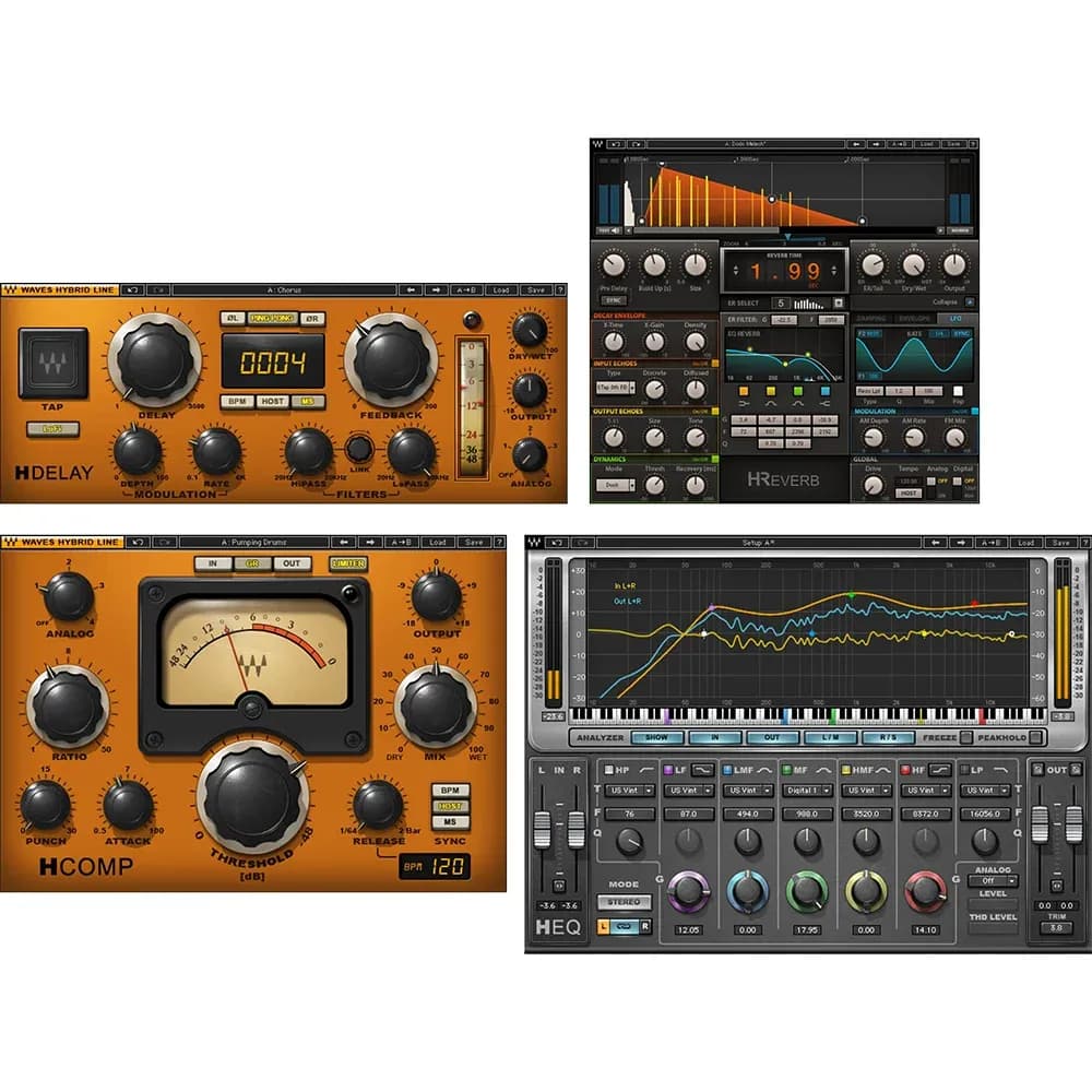 Waves H-Series Bundle – Pack de Plug-ins de Procesamiento Dinámico (Descarga Digital)