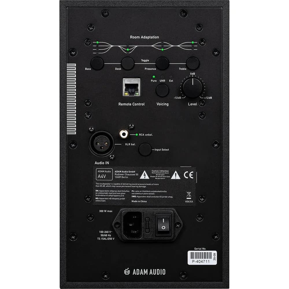 Adam Audio A4V – Monitor de Estudio Activo 2 Vías 4"