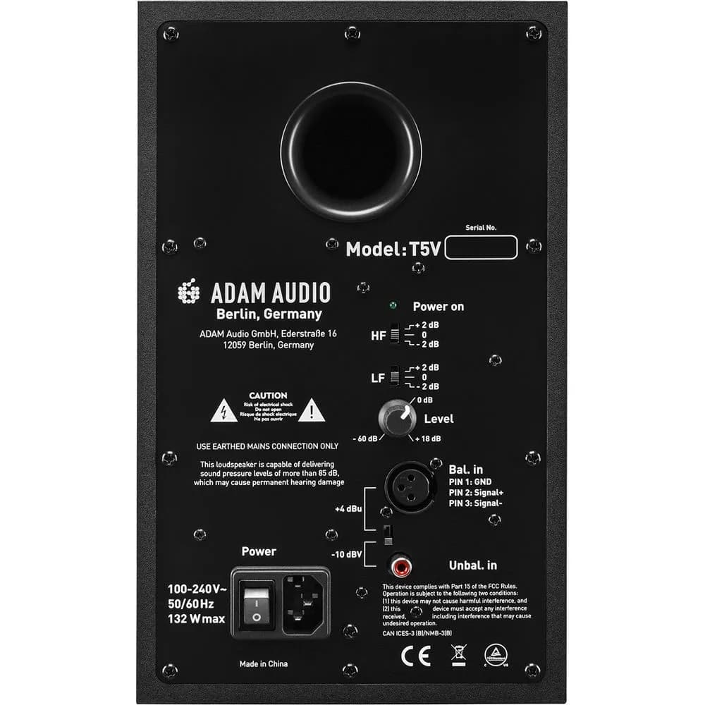 Adam Audio T5V – Monitor de Estudio Activo 5" 70W RMS