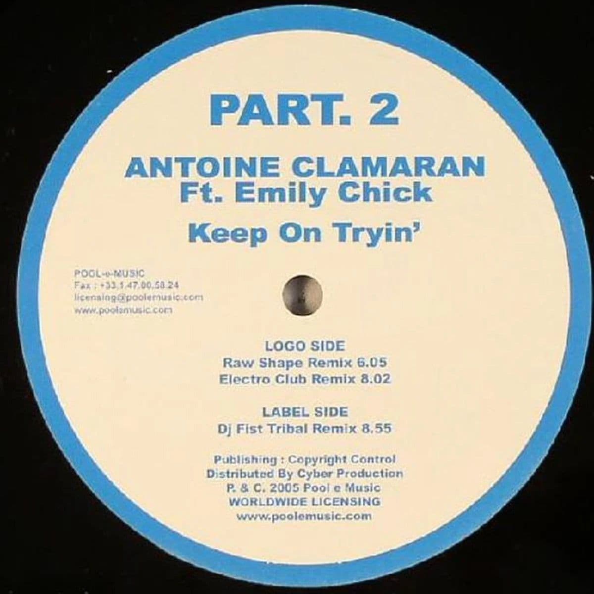 Antoine Clamaran – Keep On Tryin' (Vinilo usado) (VG+) Box 2