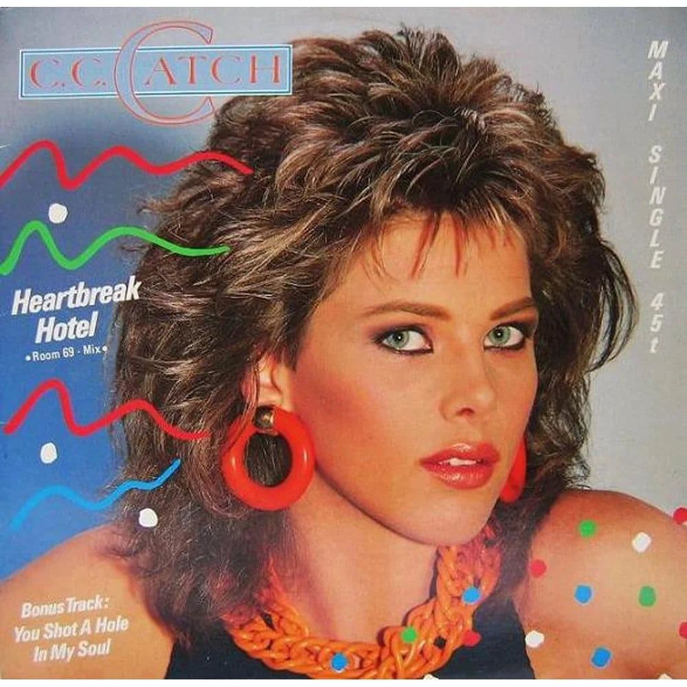 C.C. Catch - Heartbreak Hotel ·Room 69 - Mix· (12", Maxi) (Vinilo usado VG+)