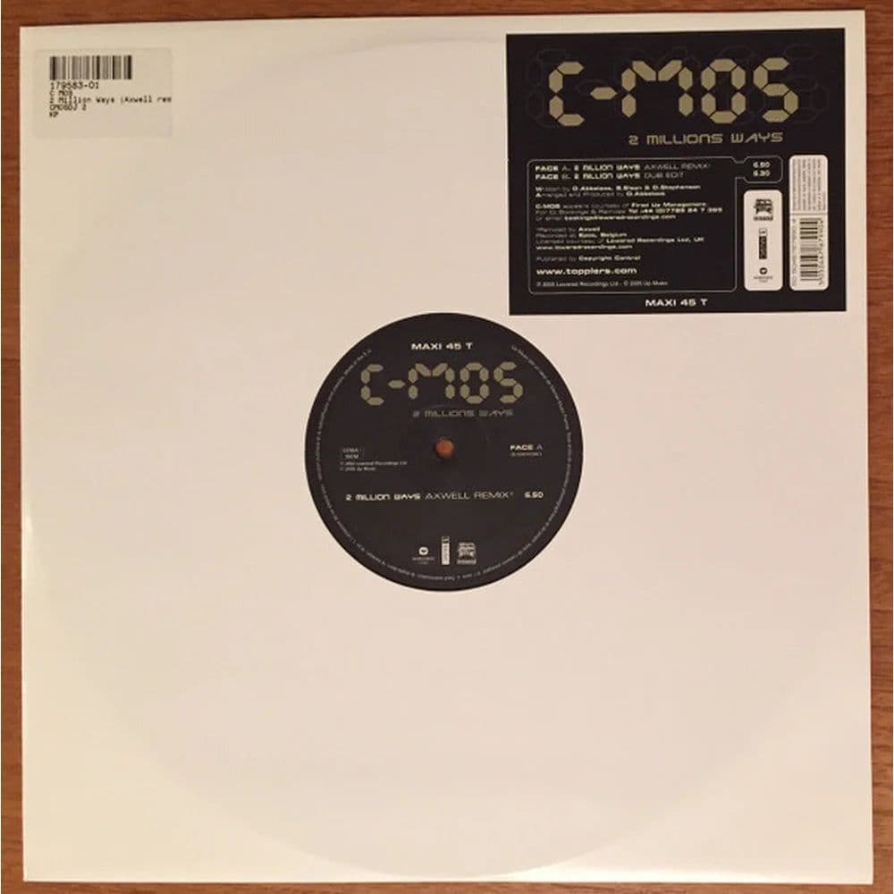 C-Mos - 2 Million Ways (12", Maxi) (Vinilo usado VG+)