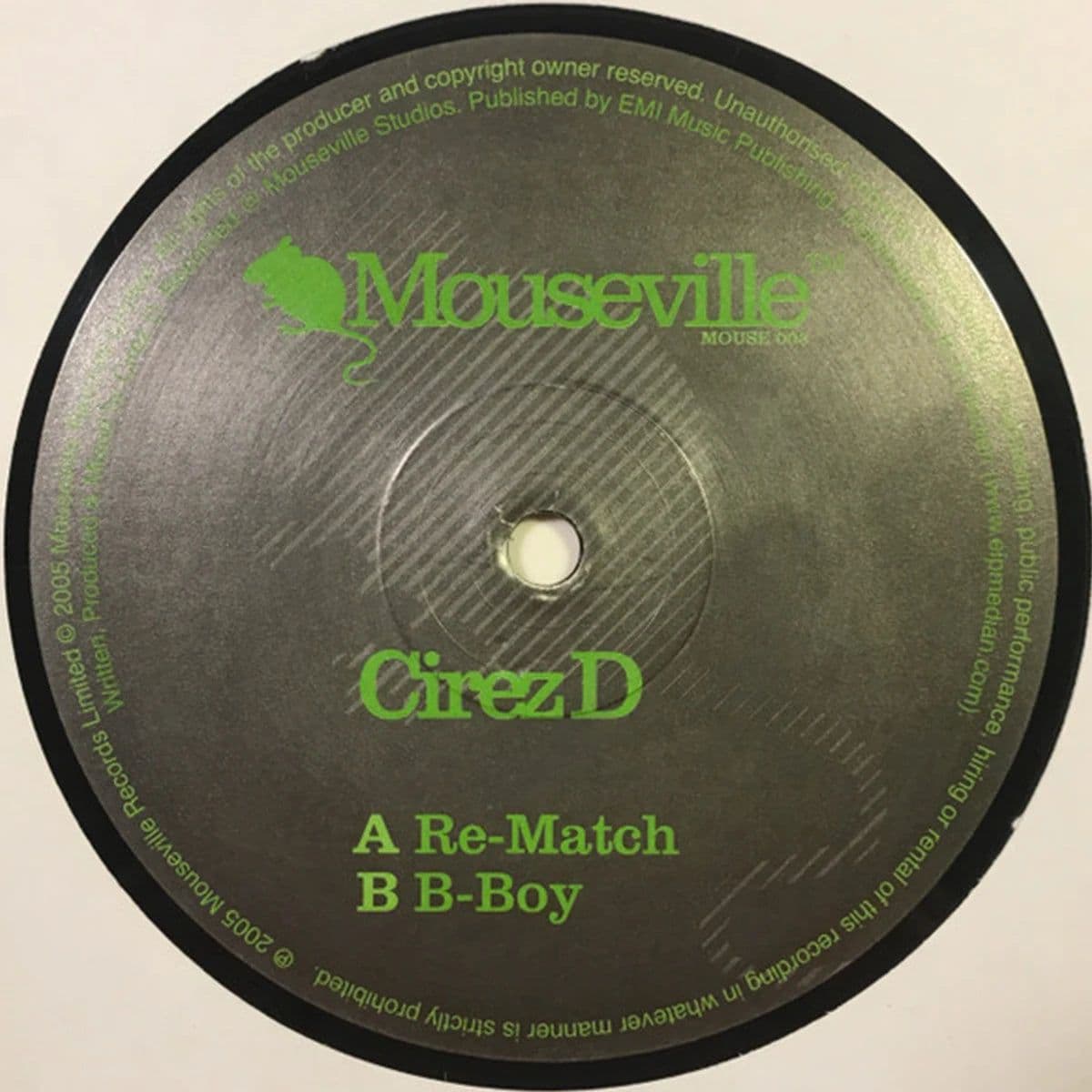 Cirez D – Re-Match (Vinilo usado) (VG+) Box 5B