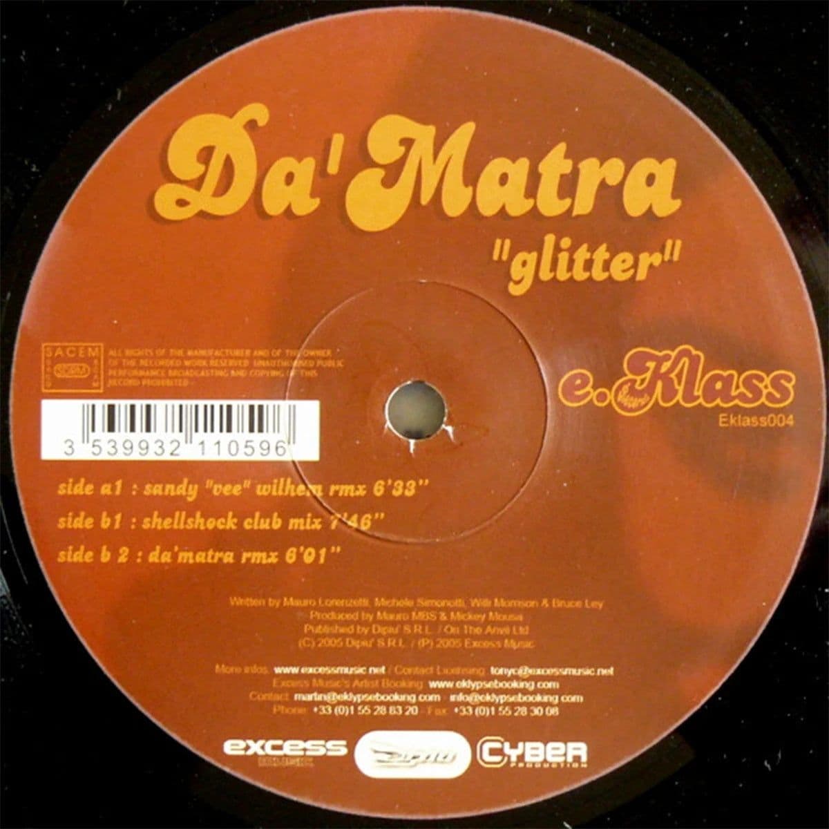 Da'Matra – Glitter (Vinilo usado) (VG+) Box 1B
