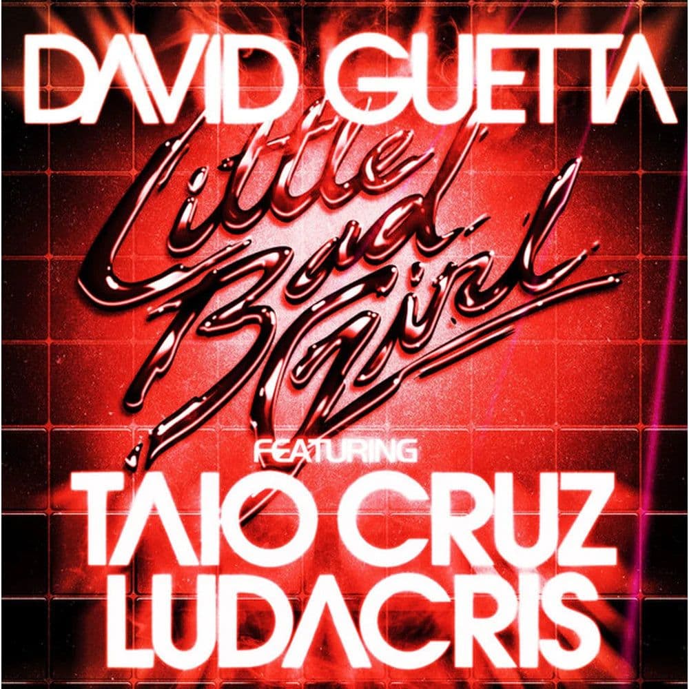 David Guetta Featuring Taio Cruz, Ludacris – Little Bad Girl (CD single carton usado VG+)