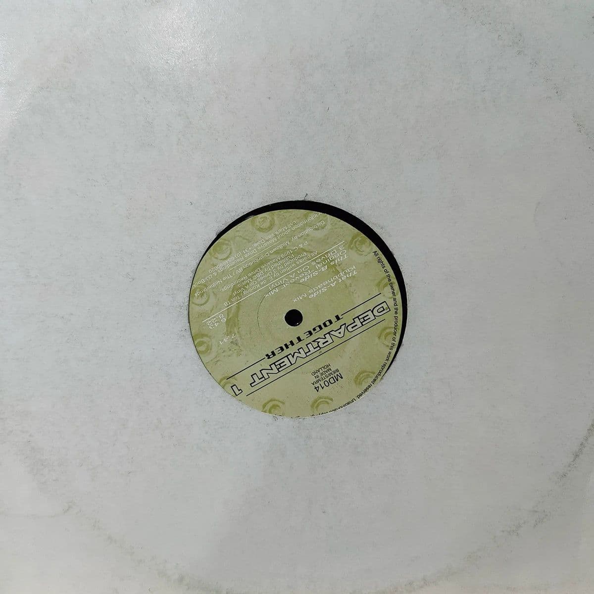 Department 1 - Together (12") (Vinilo usado VG+)