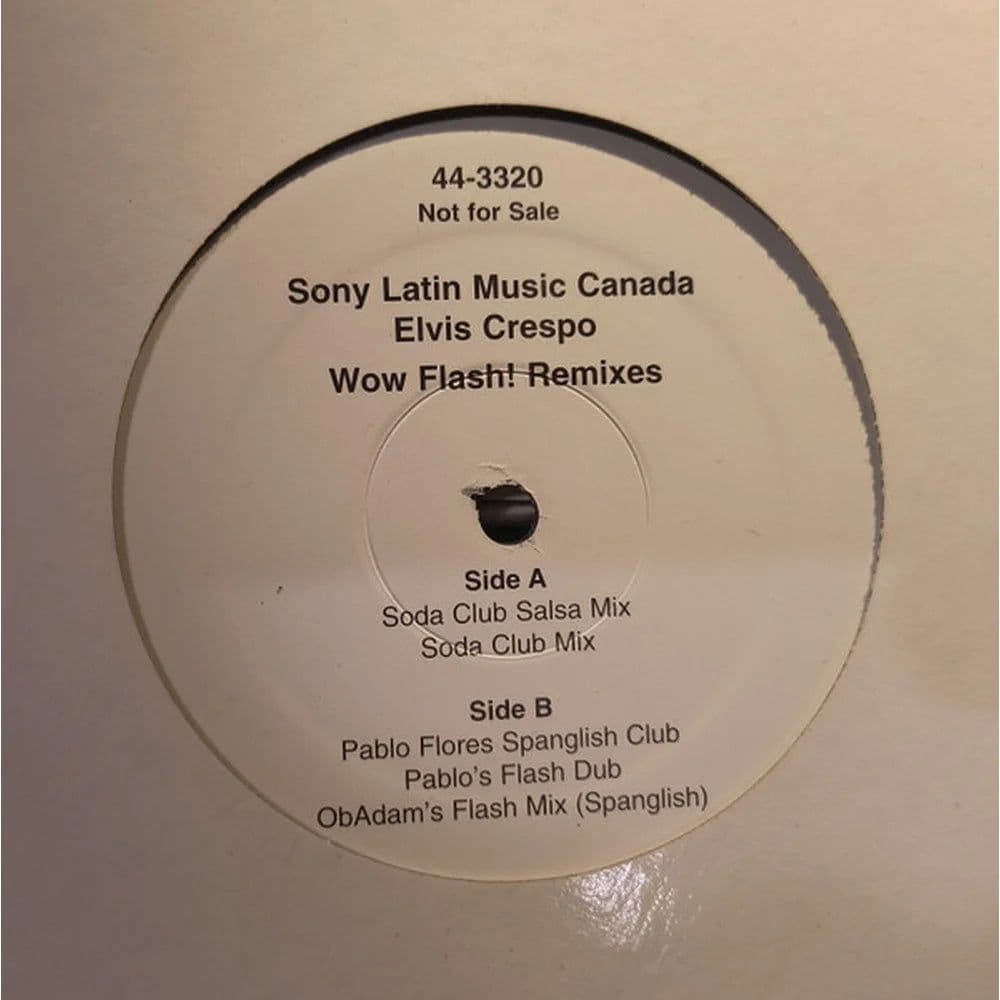 Elvis Crespo – Wow Flash! Remixes (Vinilo usado VG+)
