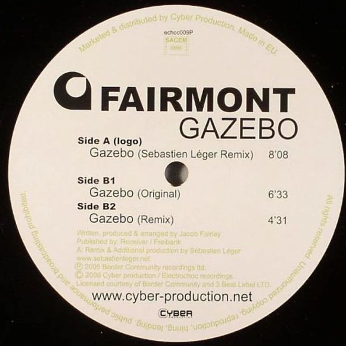 Fairmont – Gazebo (Vinilo usado) (VG+) Box 3