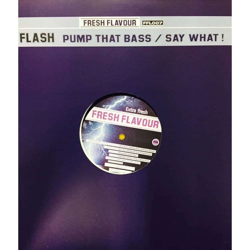 Flash – Pump That Bass / Say What (Vinilo usado VG+)