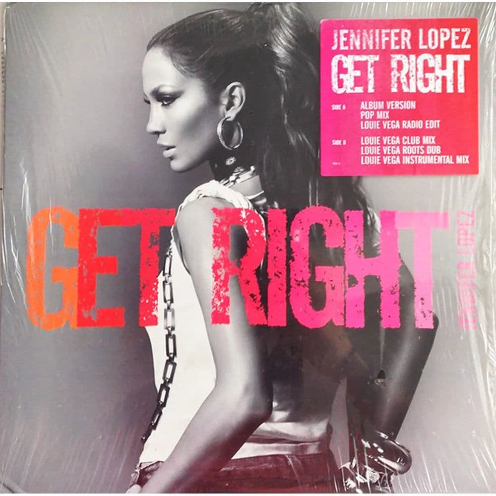 Jennifer Lopez - Get Right (12") (Vinilo usado VG+)
