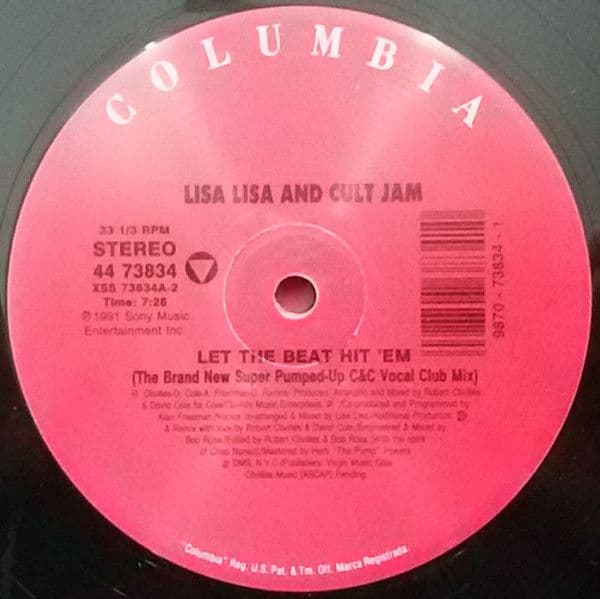 Lisa Lisa & Cult Jam – Let The Beat Hit 'Em (Vinilo usado VG+)