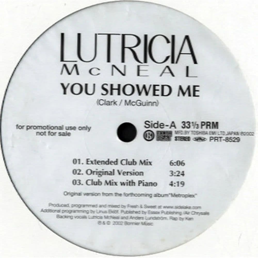 Lutricia McNeal – You Showed Me (Vinilo usado VG+)
