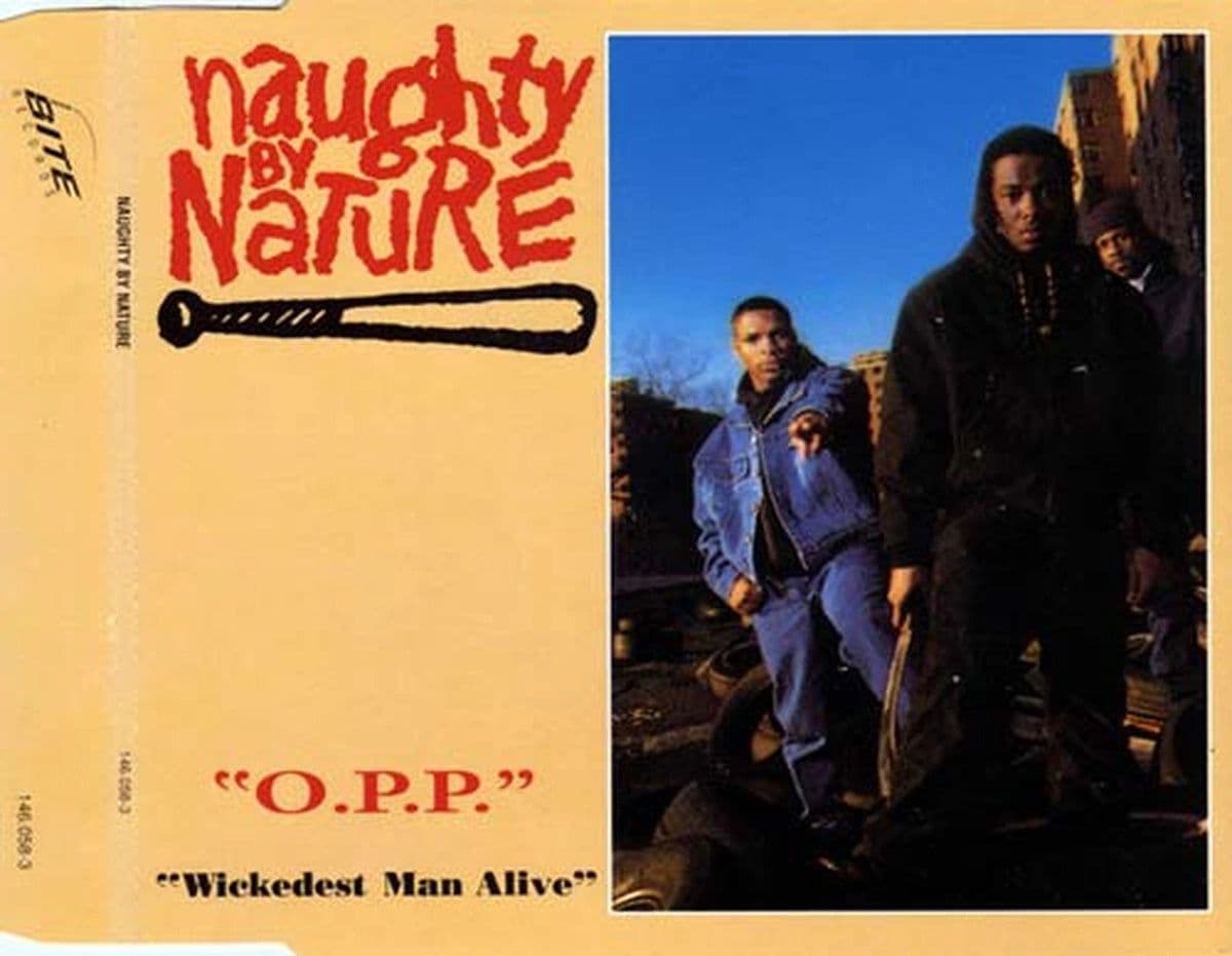 Naughty By Nature – O.P.P. / Wickedest Man Alive (CD Maxi Single usado) (VG+) Box 2