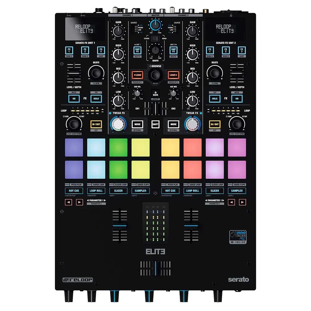 Reloop Elite – Mixer DJ DVS Profesional para Serato DJ Pro