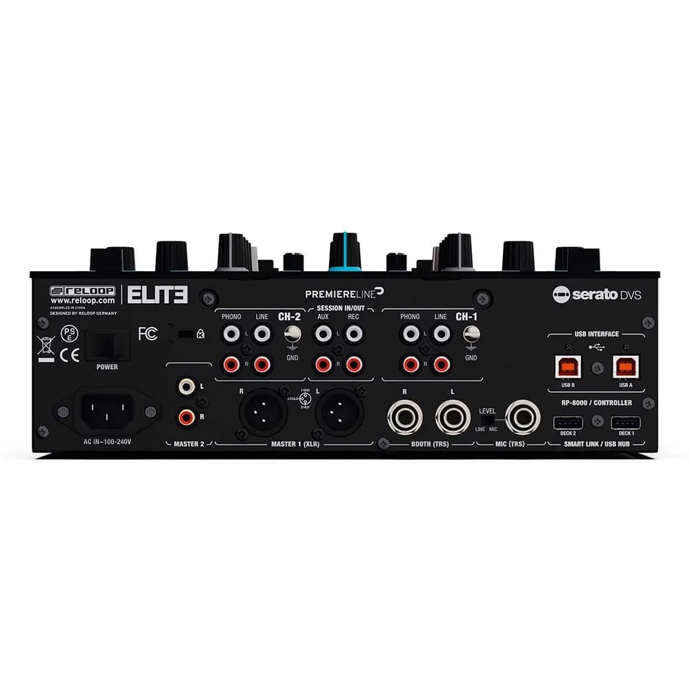 Reloop Elite – Mixer DJ DVS Profesional para Serato DJ Pro