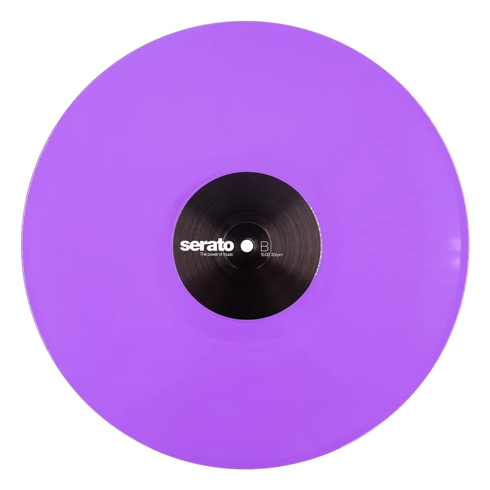 Serato – Vinilo Timecode 12" Edición Limitada Neon Violeta (Par)