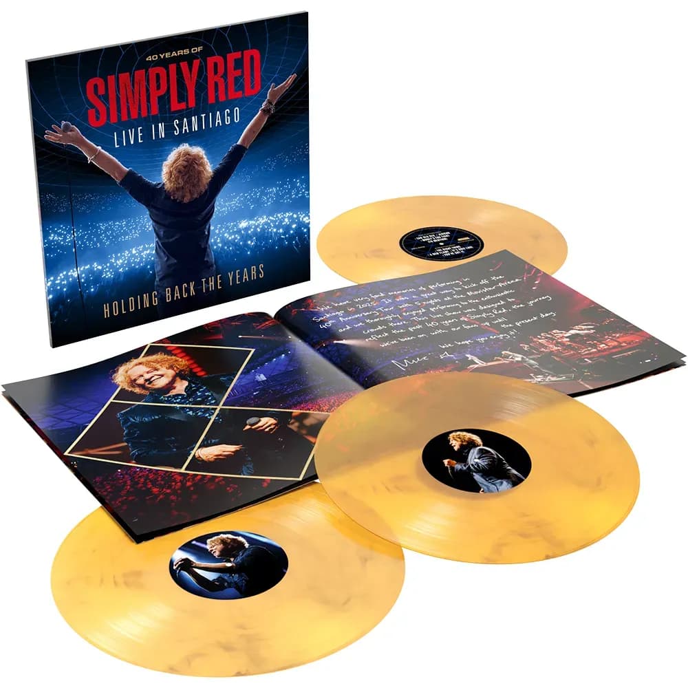 Simply Red – Holding Back the Years: Live In Santiago (3LP, Holanda, Edición Limitada Numerada) — Pre-Venta