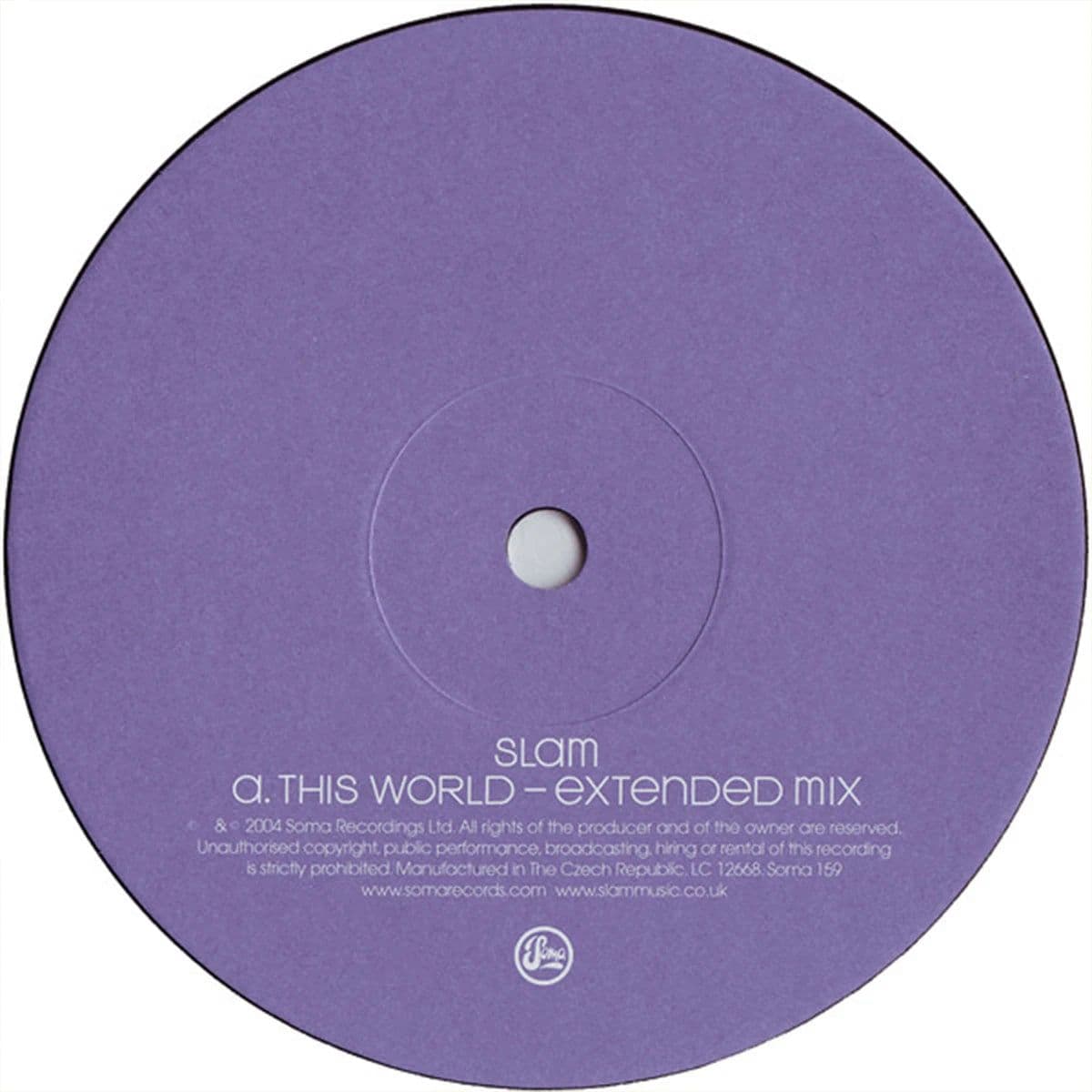 Slam Featuring Tyrone Palmer – This World (Vinilo usado) (VG+) Box 3