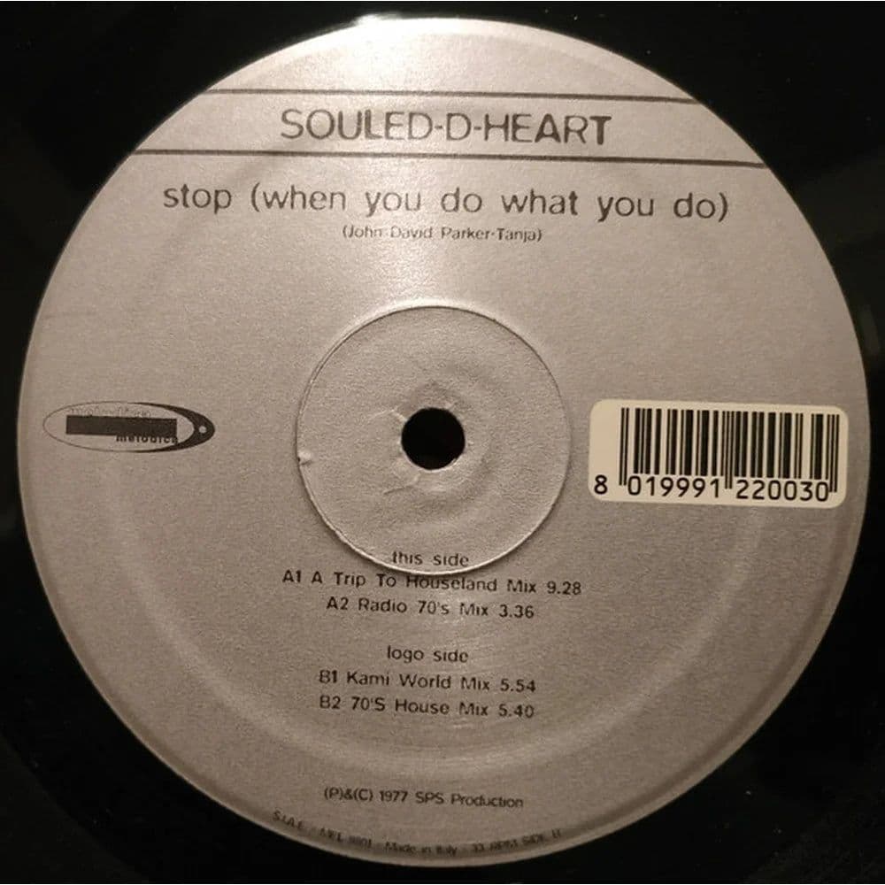 Souled-D-Heart – Stop (When You Do What You Do) (Vinilo usado VG+)