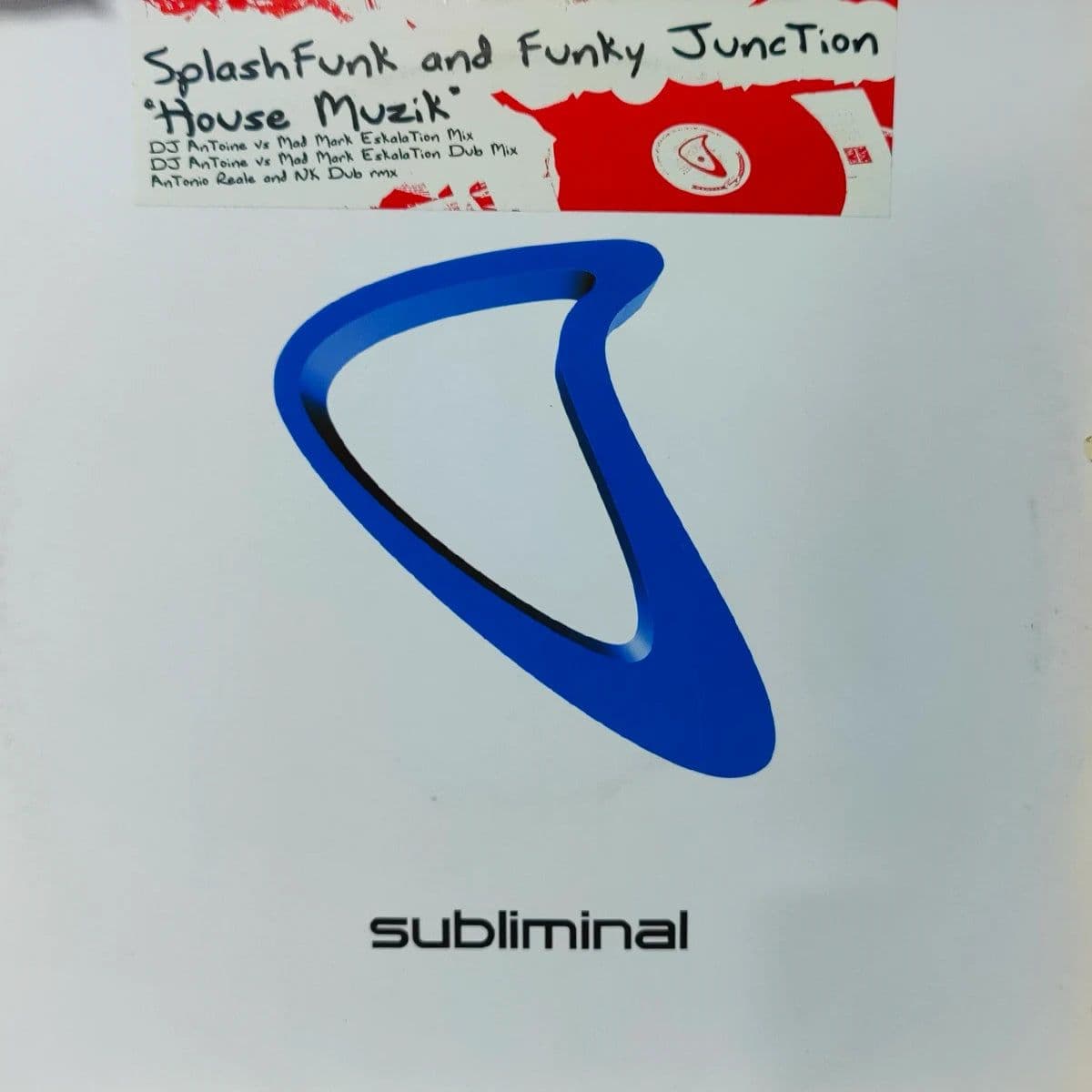 Splashfunk & Funky Junction – House Muzik (Vinilo usado) (VG+) Box 1