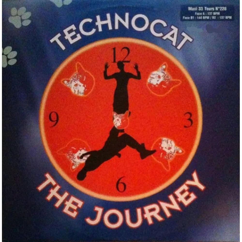 Technocat - The Journey (12", Maxi) (Vinilo usado VG+)