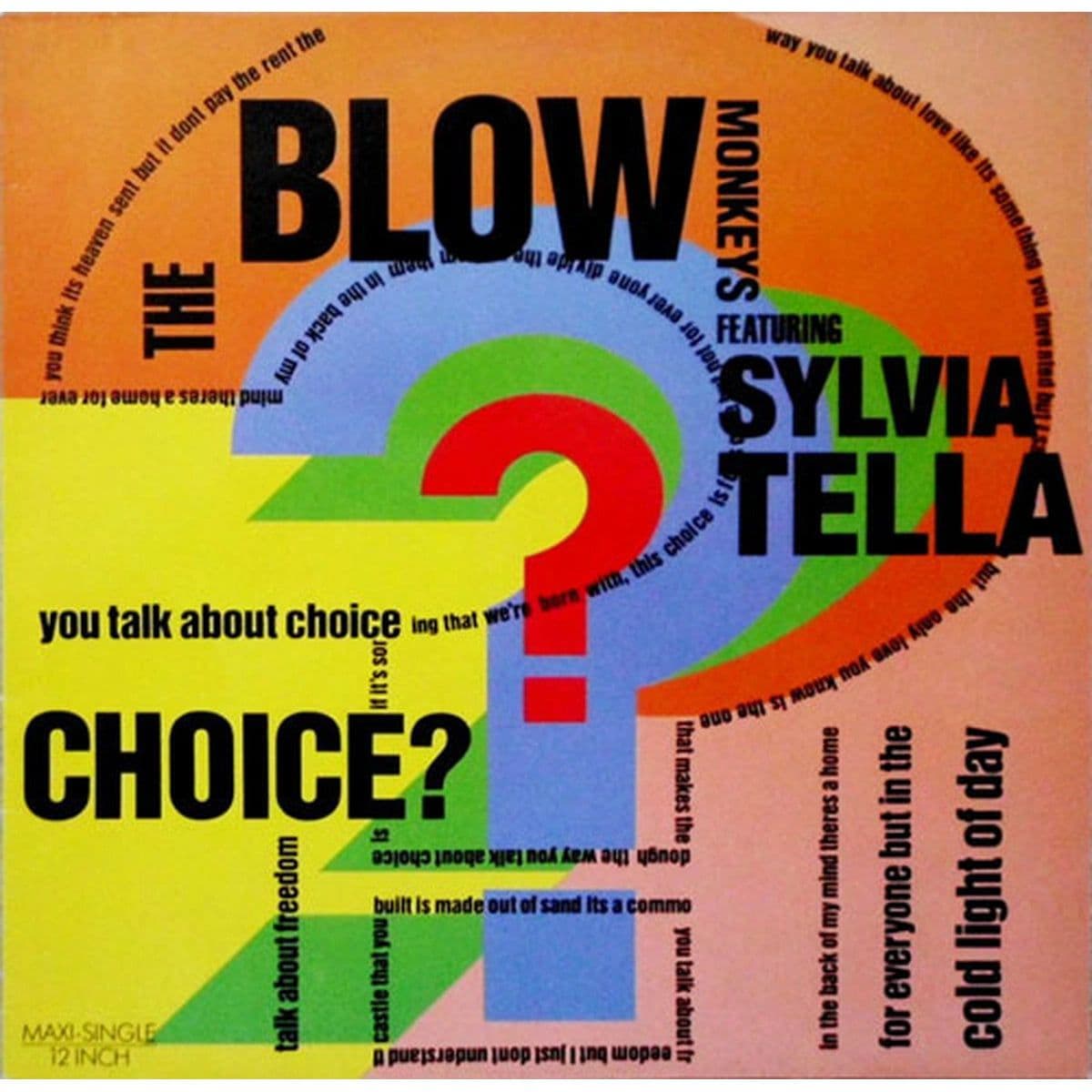 The Blow Monkeys – Choice? (Vinilo usado) (VG+)