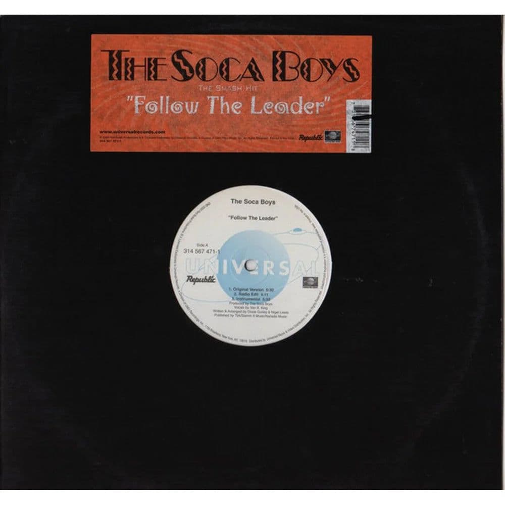 The Soca Boys – Follow The Leader (Vinilo nuevo)
