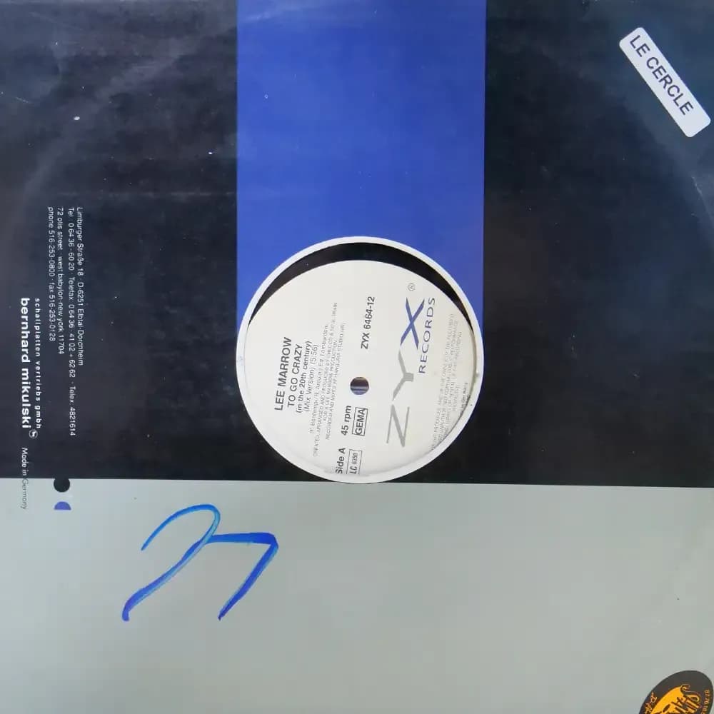 Lee Marrow – To Go Crazy (In The 20th Century) (Vinilo usado VG+)