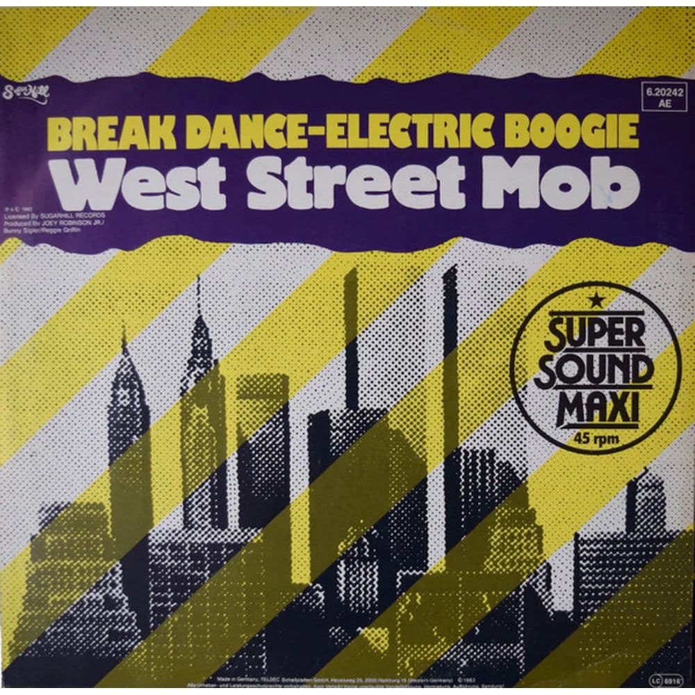 West Street Mob – Break Dance - Electric Boogie (Vinilo usado VG+)